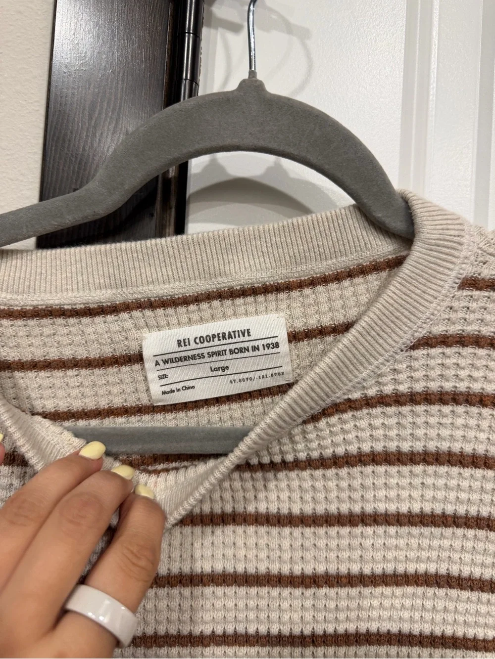 REI Co-op Wallace Lake waffle sweater